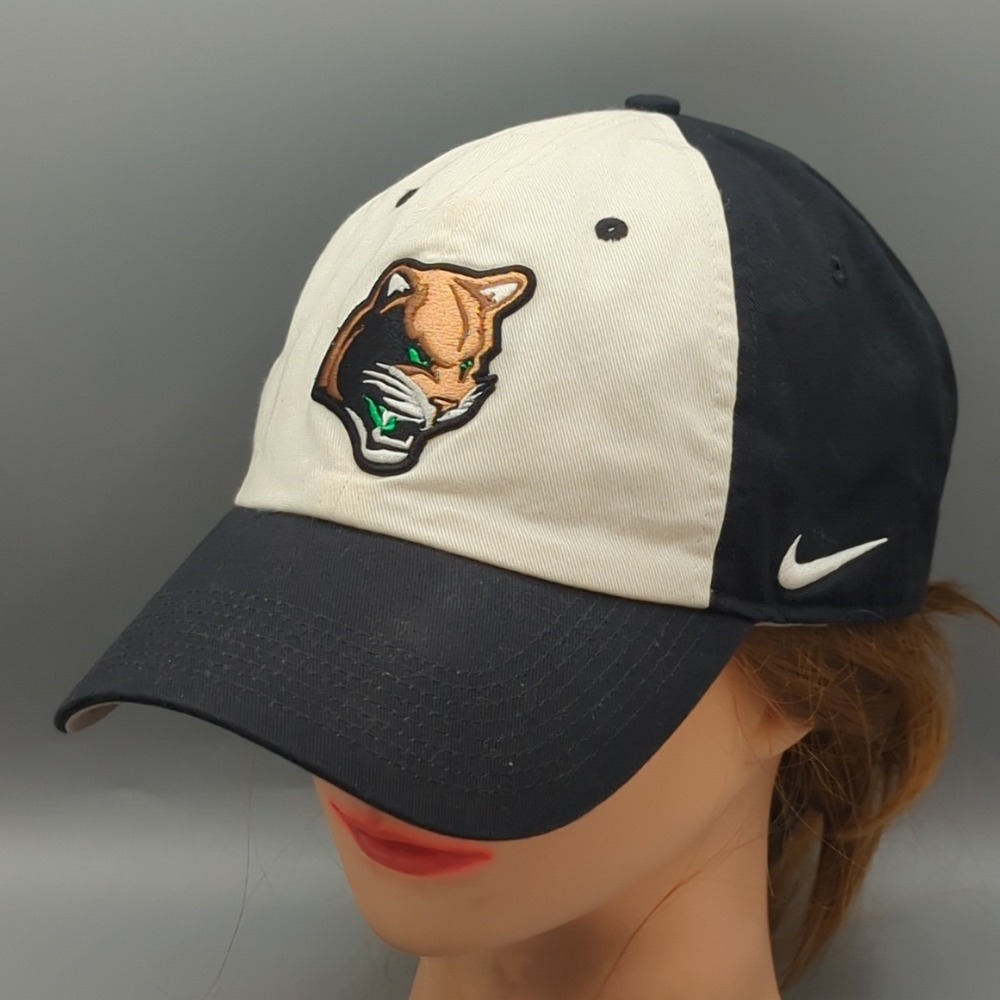 Kane County Cougars MLB Hat Nike Heritage86 Cap OSFM Strapback Black/White